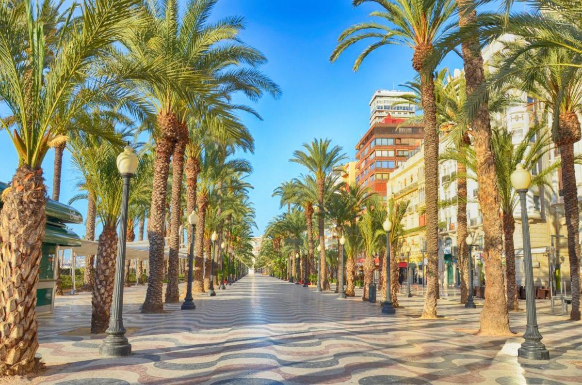 35-3- Комната В Квартире Для Семьи От 1 До 4 Человек В Центре Аликанте Alicante Exterior foto